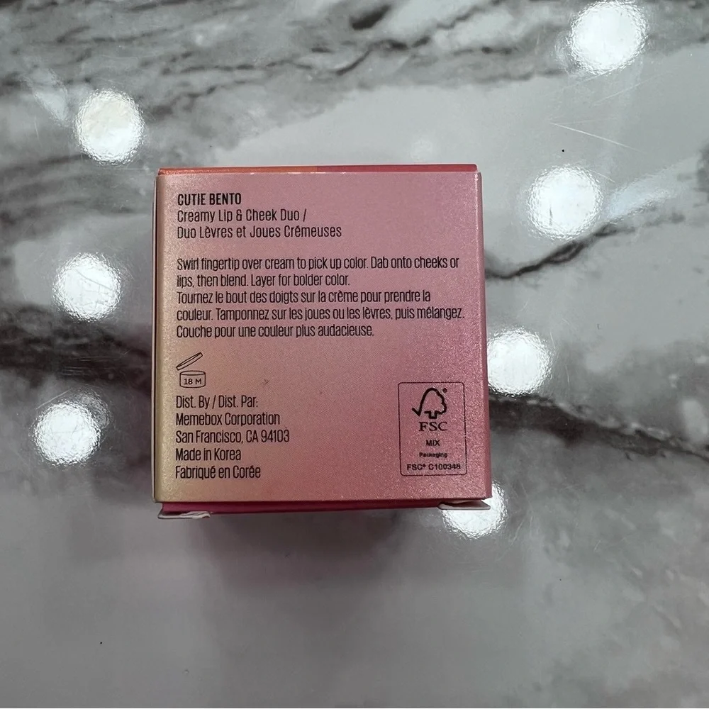 Kaja Cutie Bento Creamy Lip & Cheek Duo Juicy Watermelon 01